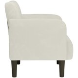 SOFA fotelja s naslonima za ruke krem boje 54 cm baršunasta | shoptok.hr