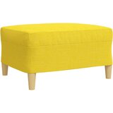  4-dijelni set sofa s tabureom svjetložuti od tkanine | shoptok.hr