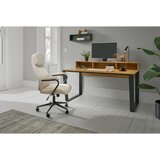 MID.YOU PISALNA MIZA kovina, leseni material črna, barve hrasta | Shoptok.si