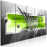  Slika - Silver Wings (5 Parts) Narrow Green 225x90 | shoptok.hr