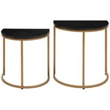 Premier Housewares Stranske mizice v kompletu 2 ks z marmorno mizno ploščo 28x45 cm Varana – Cene