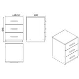 Hanah home set kancelarijskog nameštaja Vo11 w