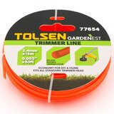 Tolsen najlon za trimer 2,4mm x 15m (77654) | ePonuda.com