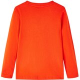  Dječja majica s dugim rukavima jarkonarančasta 116 | shoptok.hr
