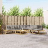  Set vanjskih sofa s jastukom Bijela 79 x 79 x 37 cm Poliester | shoptok.hr