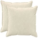  Presvlaka za jastuk 2 kom. HOUTEN Krem 60 x 60 cm - Dizajn s paspulom 60 x 60 cm 2 | shoptok.hr