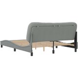  Okvir za krevet s uzglavljem svjetlosivi 160x200 cm od tkanine | shoptok.hr