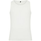 Trendyol White Men's Slim/Slim Cut Corded Basic Sleeveless T-Shirt/Singlet cene