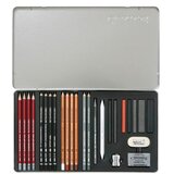  Umjetnički kpl za crtanje Cretacolor teacher 26 kom u metalnoj kutiji | shoptok.hr