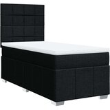 vidaXL Box spring krevet s madracem crni 80 x 200 cm od tkanine | shoptok.hr