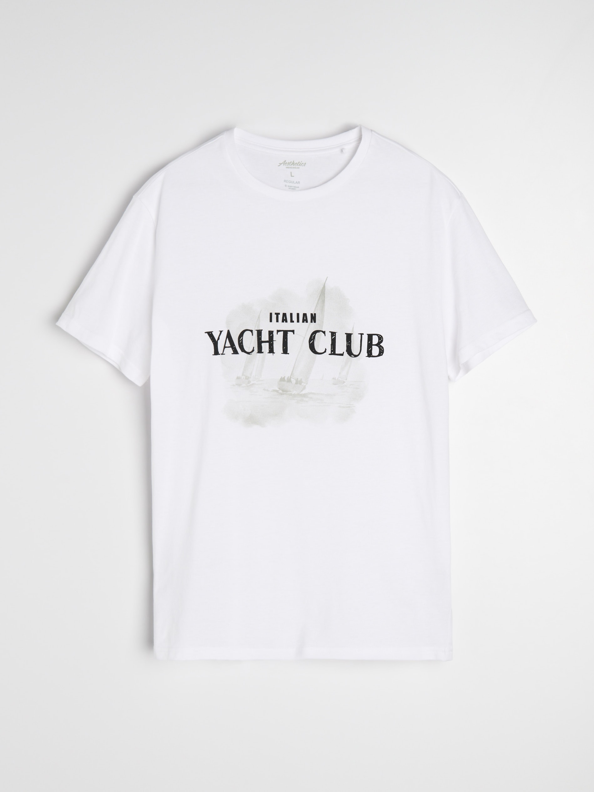 Sinsay Pamučna majica s natpisom Yacht Club | shoptok.hr