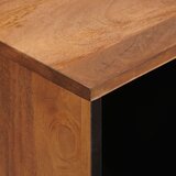  Kreveta Finš acacije smeđa 80 x 33 x 75 cm Čvrsto drvo manga | Eponuda.com