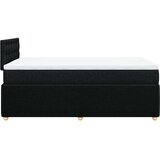  Krevet s oprugama i madracem crni 120 x 200cm od tkanine | shoptok.hr