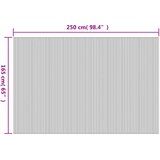 Sobna pregrada od bambusa tamno smeđi širina 250 cm visina 165 cm | shoptok.hr