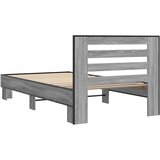  Okvir kreveta s uzglavljem Siva Sonoma 80 x 200 cm | shoptok.hr