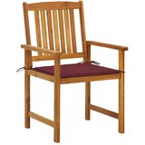 Maison Chic Vrtni stoli - Stol za vrt z blazinami 2 kosa trden akacijev les JS2182, (21877373) | Shoptok.si