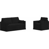  Set sofe 2 pcs Crna 158 x 78 x 80 cm tkanina | Eponuda.com