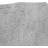  Uzglavlje s uzglavljem Betonski sivi 150 cm Konstruirano drvo | shoptok.hr