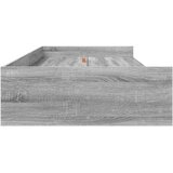  Krevetna konstrukcija Siva Sonoma 75 x 190 cm Konstruirano drvo | shoptok.hr