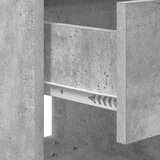  Nočna omarica Betonsko siva 40,5 x 40 x 48 cm Konstruiran les, (5000160464) | Shoptok.si