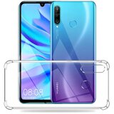 Techsuit Shockproof Clear Silicone prozoren ovitek, odporen na udarce za Huawei P30 Lite / P30 Lite New Edition | Shoptok.si