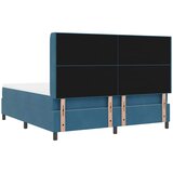 Krevet s opruga kutije s madracem Plava 180 x 200 cm Baršun | shoptok.hr