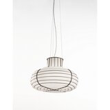  SIRU - Visilica na sajli CHAPEAU 2xE14/40W/230V hrom/bela venecijansko staklo | Eponuda.com