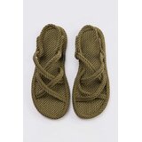 Trendyol Shoes Ženske sandale TAKSS25SD00056, Kaki Cene