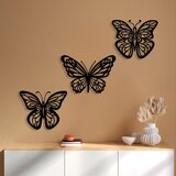 Wallity Zidna dekoracija Leptirići 3, 30 x 25 cm, Crna | Eponuda.ba