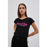 Moodo WOMEN'S T-SHIRT L-TS-4020 BLACK | Shoptok.si