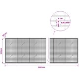  Gabion s žicom debljine 3,5 mm i mrežom 5x2,5 cm 800x20x100 cm | shoptok.hr