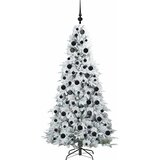  Umjetno božićno drvce s nogom s stalakom Bijelo 180 cm PE i PVC | shoptok.hr