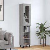  Visoka komoda siva sonome 34,5x34x180 cm od konstruiranog drva | shoptok.hr