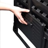  Vrtni komposter crni 93,3 x 93,3 x 146 cm 1000 L | shoptok.hr