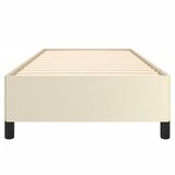  Okvir za krevet krem 90x200 cm od umjetne kože | shoptok.hr