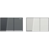 Geberit površinsko izravnana aktivirna tipka za dvokoličinsko splakovanje Sigma60, peščeno siva (115.640.JL.1) | Shoptok.si