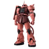 Bandai Tamashii Nations Moblie Suit Gundam Robot Spirits Action Figure MS-06S ZAKU II CHAR'S CUSTOM MODEL ver. A.N.I.M.E. Cene