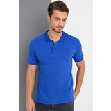 Dewberry T8561 MEN'S TSHIRT-SAKS BLUE Cene