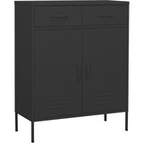vidaXL omara za shranjevanje antracitna 80x35x101,5 cm jeklo | Shoptok.si
