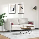  Valjkasti jastučići 2 pcs Vinska crvena Ø 15 x 40 cm tkanina | shoptok.hr