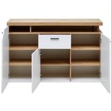 Mömax Komoda Nico, Bela, Barva Hrasta | Shoptok.si