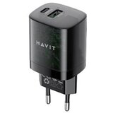 Havit UC303 EU - GaN 30 W dual-port travel charger, black | shoptok.hr