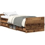 Okvir kreveta bez madraca staro drvo 100x200 cm | Shoptok.si
