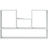 vidaXL Stenska polica bela 99x15x60 cm iverna plošča | Shoptok.si