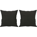  Ukrasni jastuci 2 kom crni 40x40 cm od tkanine | shoptok.hr