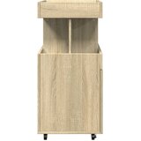 Barska kolica boja hrasta sonome 50x41x89 cm konstruirano drvo | Eponuda.com