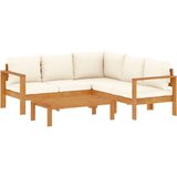 vidaXL 4-dijelni set vrtnih sofa s jastucima masivno bagremovo drvo | shoptok.hr