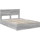  s od storage Siva Sonoma 140 x 200 cm Konstruirano drvo | shoptok.hr