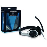 Conceptronic Slušalice - CCHATSTAR2 (3.5mm Jack, kontrola glasnoće, 200 cm kabel, crne) | shoptok.hr