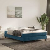  Okvir za krevet s oprugom tamnoplavi 140x190 cm baršunasti | shoptok.hr